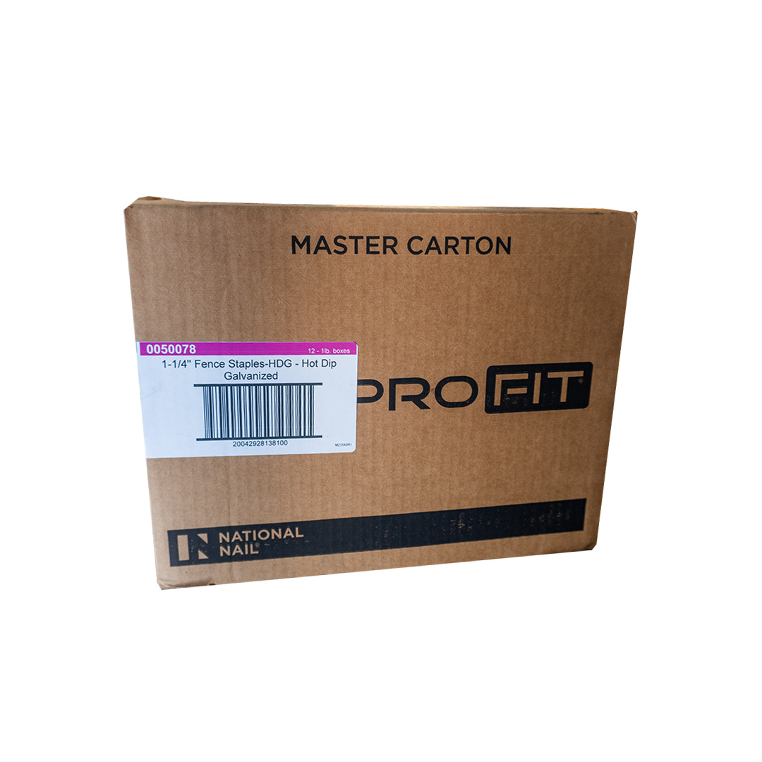 Pro-Fit 0050078 1-1/4" Hot Dip Galvanized Fence Staples