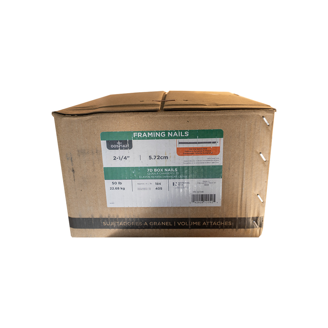 Pro-Fit 7D 2-1/4" Smooth Hot Dipped Galvanized Framing Nail