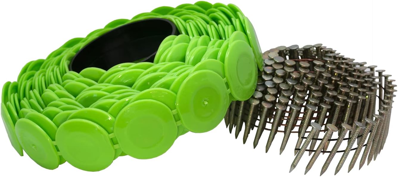 1" Stinger Plastic Cap NailPac w/Plastic Caps 0136260