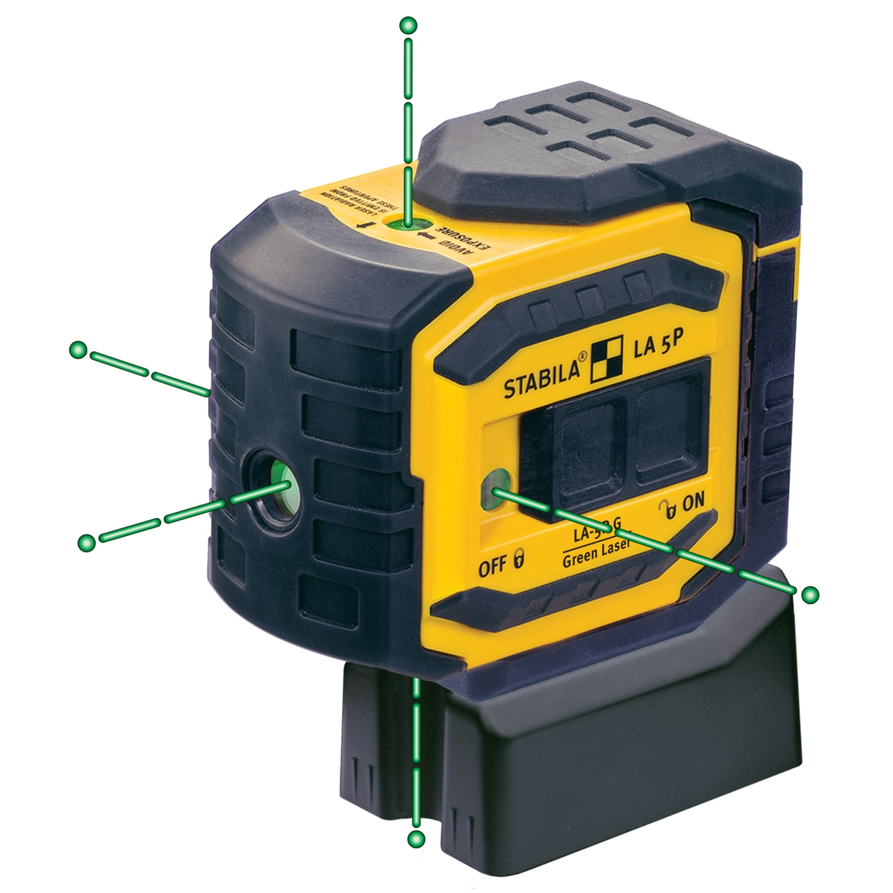 Stabila 03165 LA-5P G Green Laser Points