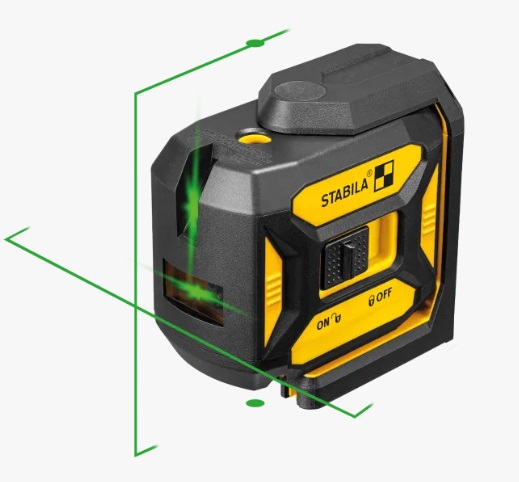 Stabila LAX 320 G Green Beam Cross Line Plus Plumb Point Laser