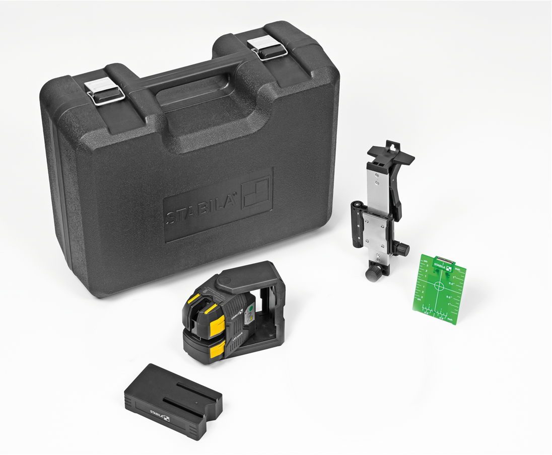 Stabila 03510 LAX 500 G Crossline & Plumb Dots Laser 5piece kit w/out battery or charger