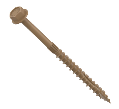 Camo 0364209 1/4" x 4" Structural Multi-Purpose Hex Head Exterior Screw