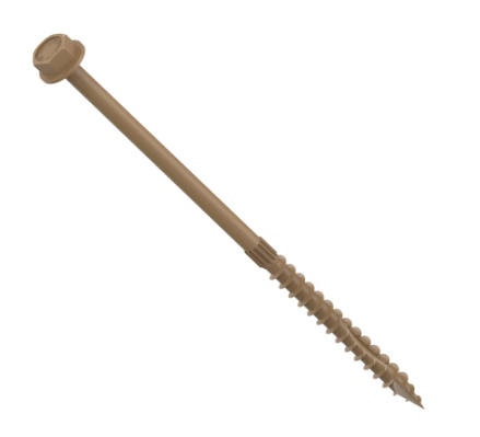 Camo 0364249 1/4" x 6" Structural Multi-Purpose Hex Head Exterior Screw