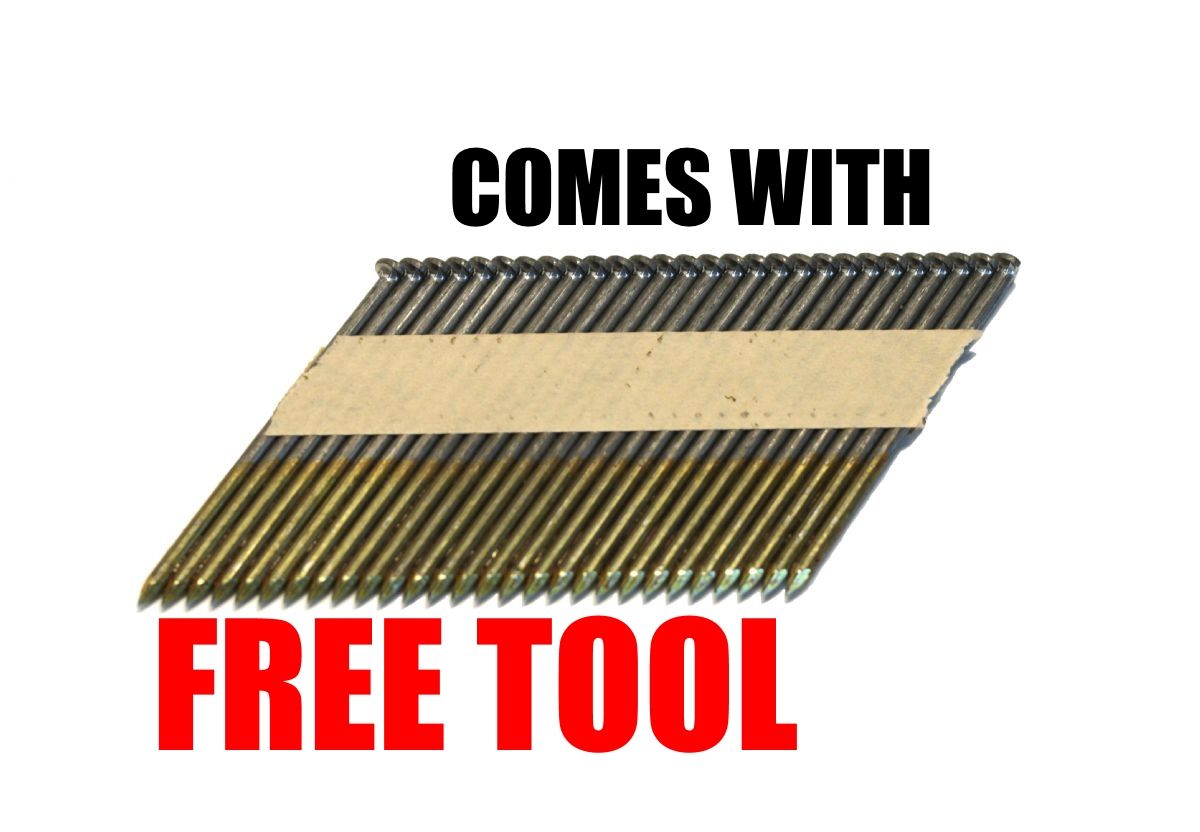 3" x .131 Smooth Clipped Head Strip Framing Nail Skid