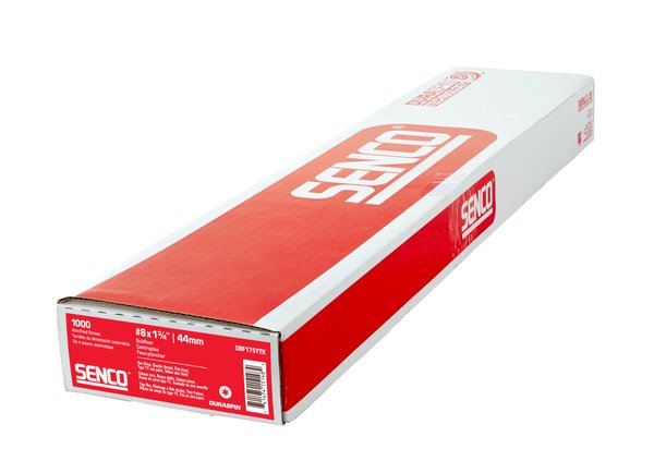 Senco 08F175YTK 2/3 Double Thread Subfloor Screw #8 x 1-3/4"box