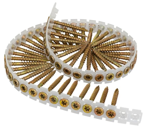 Senco 08F175YTK 2/3 Double Thread Subfloor Screw #8 x 1-3/4"