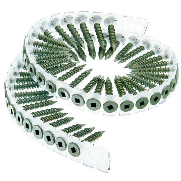 08T125W Screw, #8 x 1-1/4",Cement Board, X Point, #2 Square Head