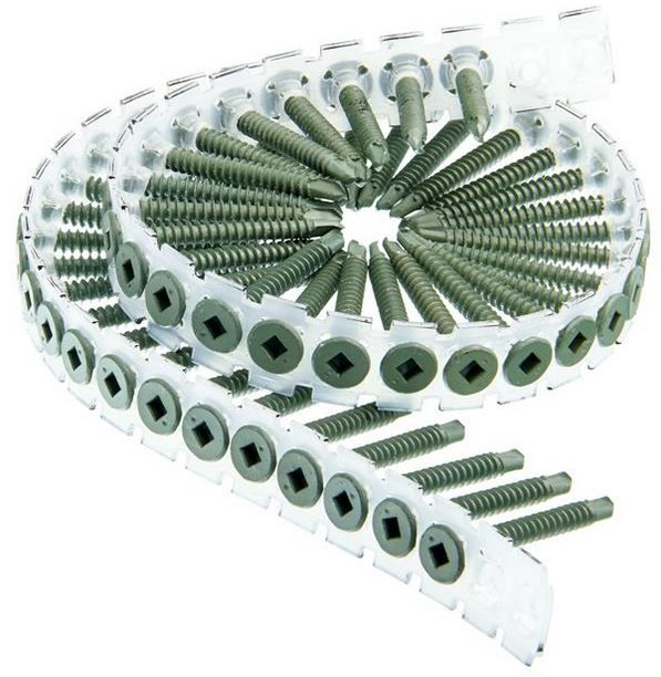 08T150WBWFDS Screw, #8 x 1-1/2" Cement Board, #2 Square Head, Exterior