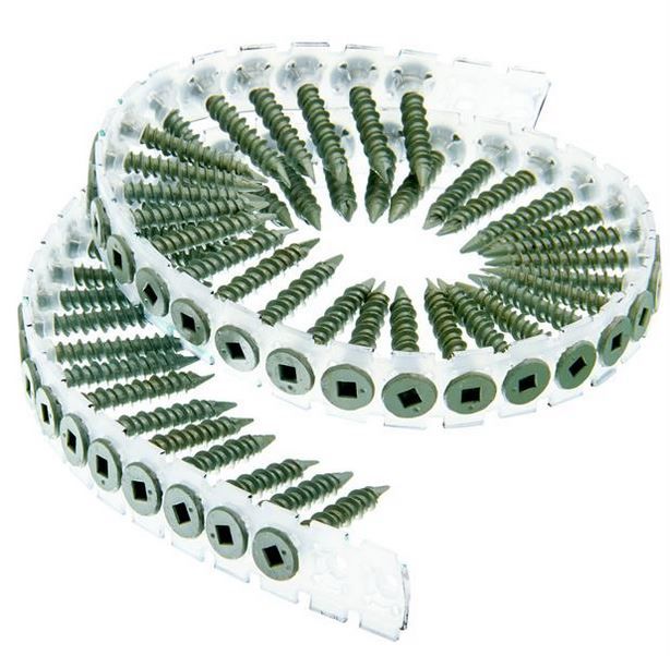 08T200W Screw, #8 x 2" Cement Board, #2 Square Head, HI/LO Thread