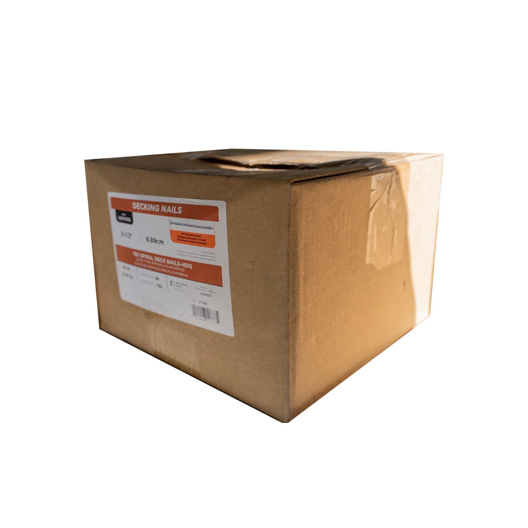16D 3-1/2" Spiral Hot Dipped Galvanized Decking Nail 50 pound box