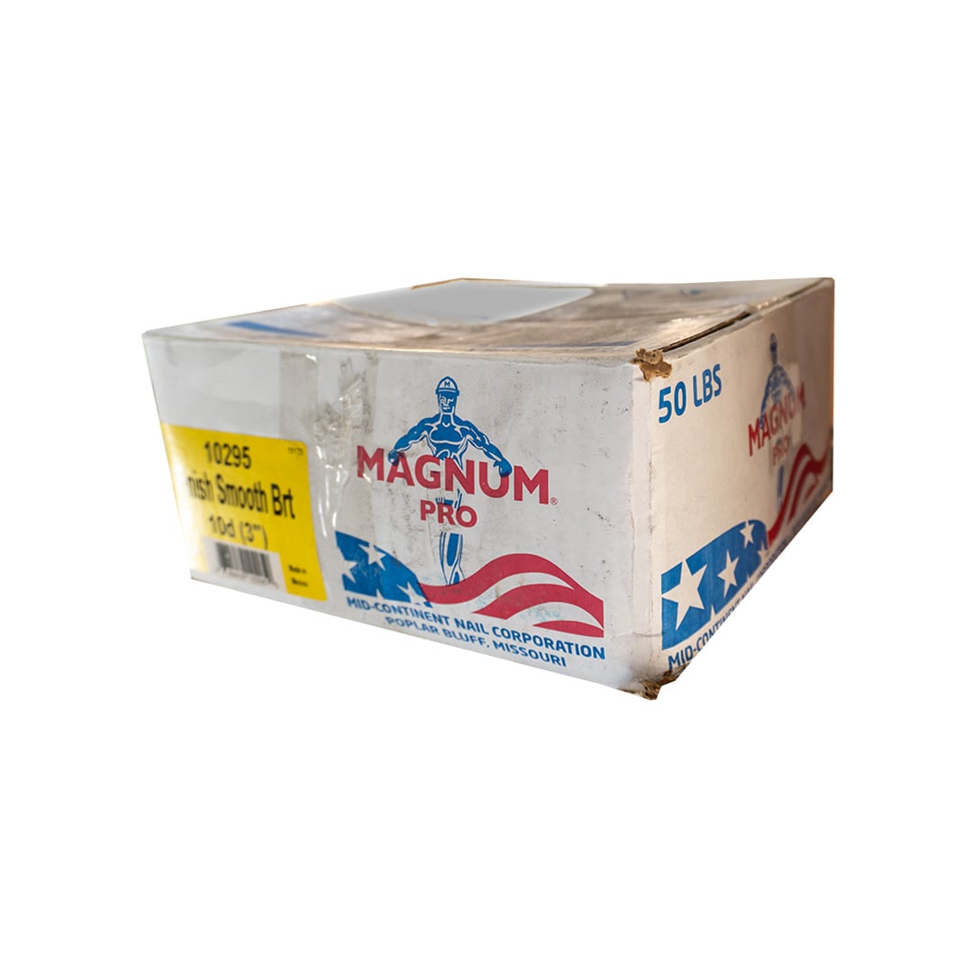 Magnum 10D 3" Smooth Brite Finish Nail package