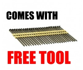 10D120FRH-SKID Plastic Strip Framing Nails