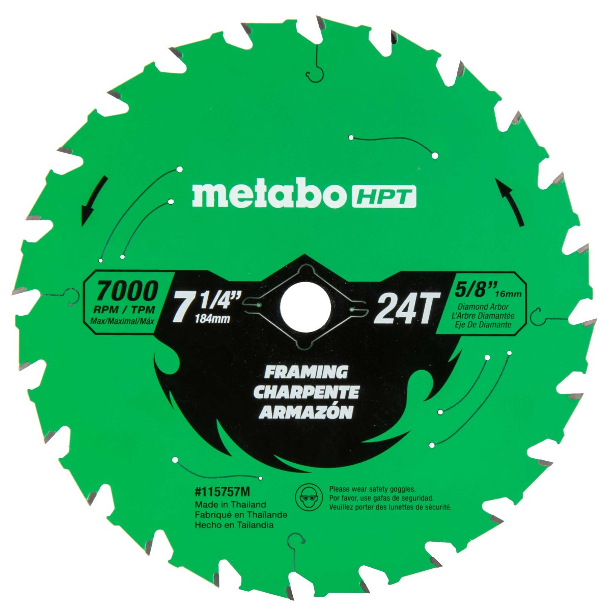 Metabo HPT 115757M Framing Saw Blade