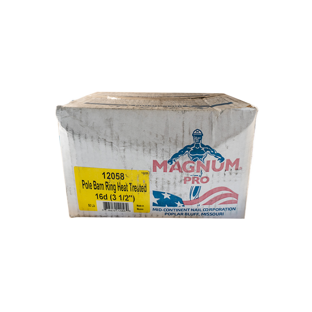 Magnum 16D 3-1/2" Ring Heat Treated Pole Barn Nail