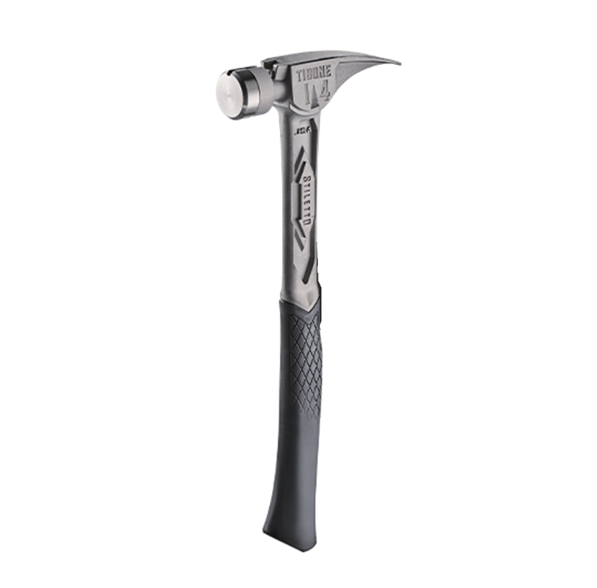 Stiletto TIBONE 14oz Smooth Face, Curved Handle Framing Hammer TIB14RSC