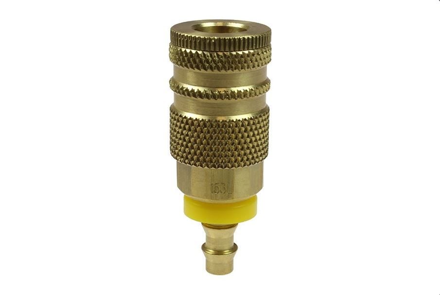 1717-4BK 1/4" Industrial Coupler, 1/4" ID Lock-On