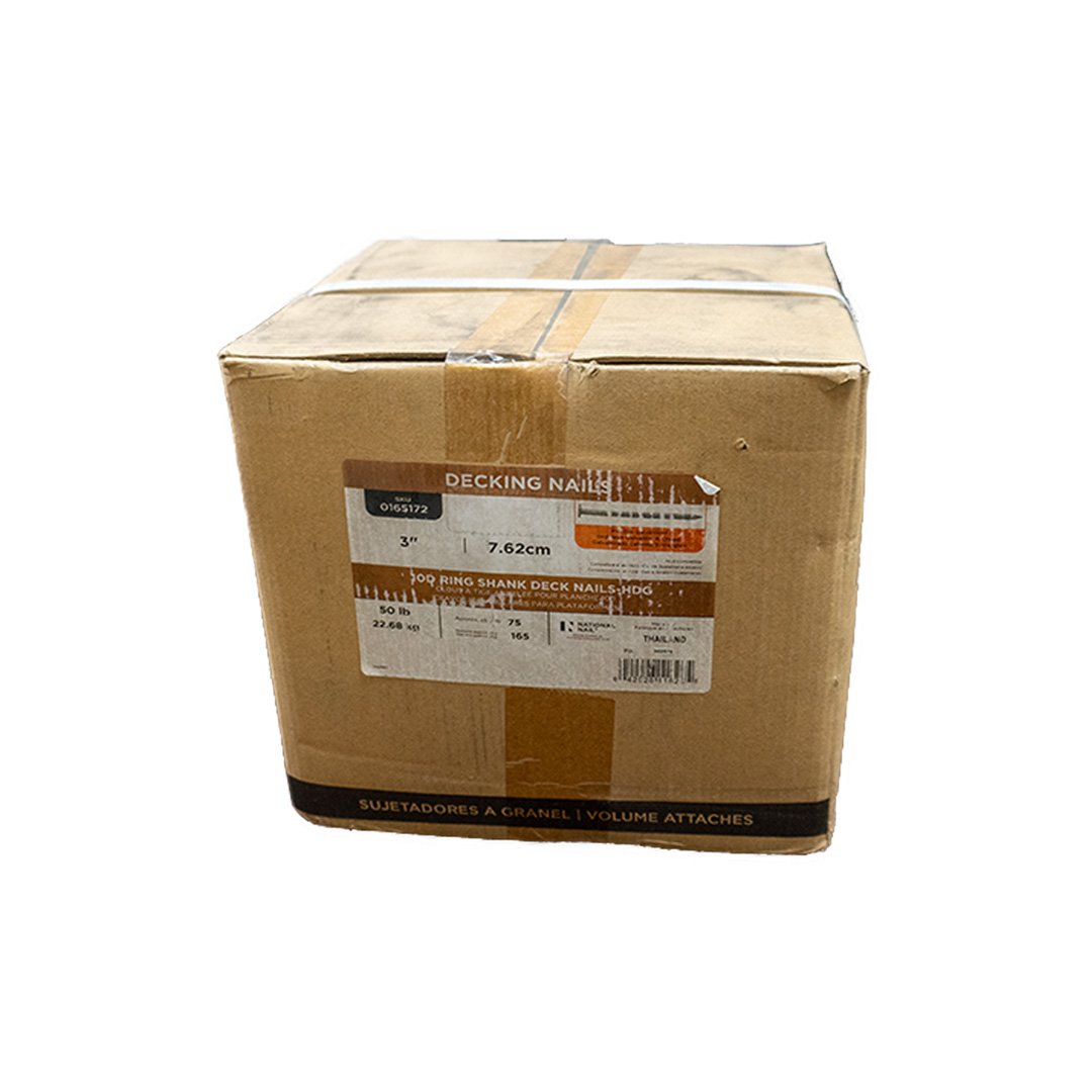 Pro-Fit 10D 3" Ring Hot Dipped Galvanized Decking Nail 50lb Box