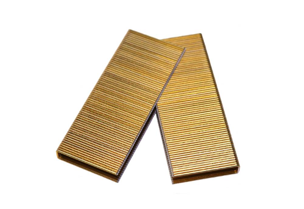 N/28DIV 7/16" Crown x 1-1/8" Leg Divergent Galvanized Staple