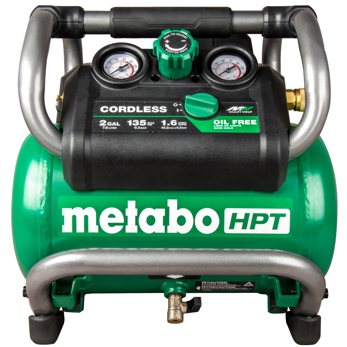 Metabo HPT EC36DAQ4M 36V MultiVolt 2 Gallon Cordless Air Compressor