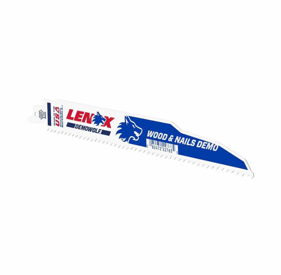 Lenox 22763 9" 6 TPI DEMOWOLF Reciprocating Saw Blade