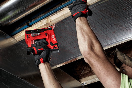 Milwaukee 2447-20 M12™ 3/8" Crown Stapler jobsite