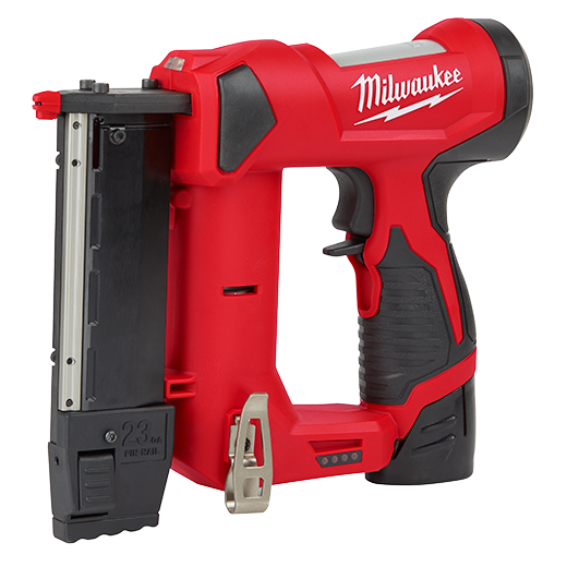 Milwaukee 2540-21 M12 23 Gauge Pin Nailer Kit, 1/2" to 1-3/8" tool angle