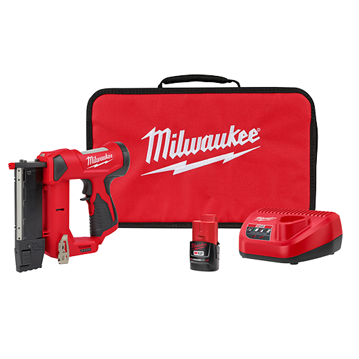 Milwaukee 2540-21 M12 23 Gauge Pin Nailer Kit, 1/2" to 1-3/8" with case