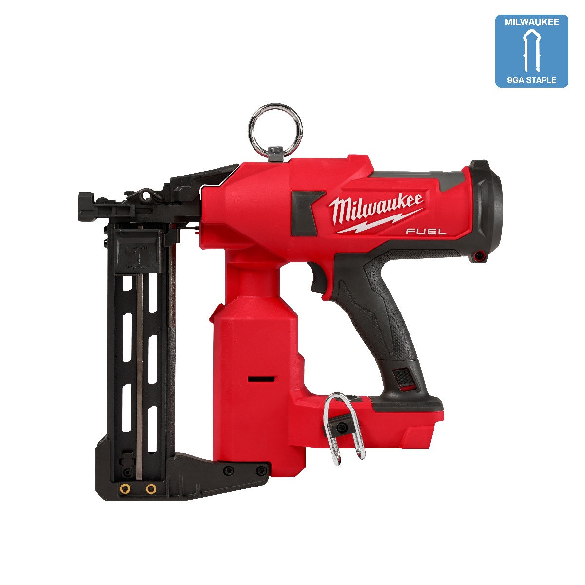 Milwaukee 2843-20 M18 Fuel Utility Fencing Stapler side