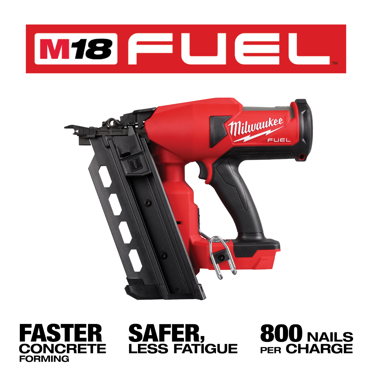 Milwaukee 2844-20 M18 Fuel Duplex Nailer attributes
