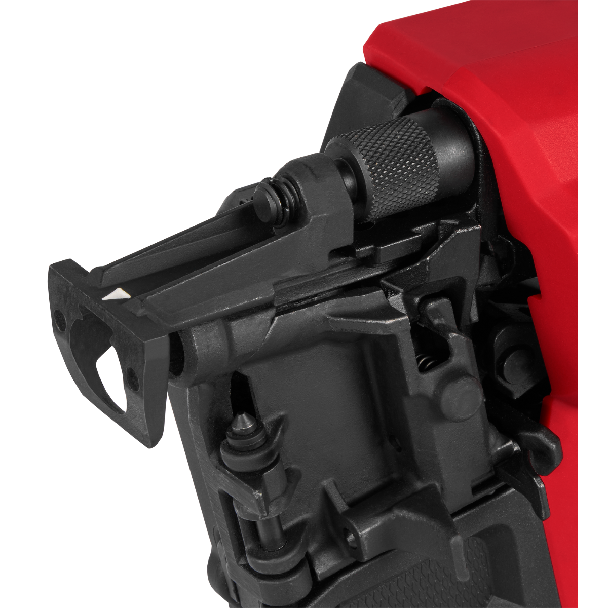 Milwaukee 2909-20 M18 Fuel Coil Roofing Nailer with attachable tip for vinyl siding