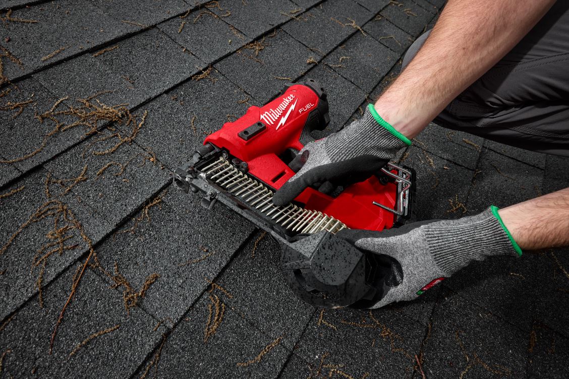 Milwaukee 2909-20 M18 Fuel Coil Roofing Nailer for professional contractor