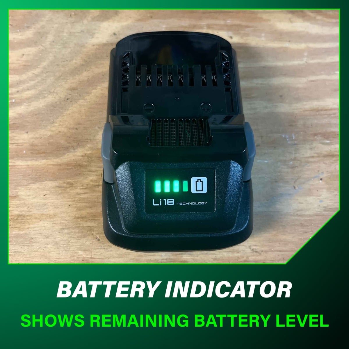 Metabo HPT BSL1840M 18V Lithium Ion Battery LED indicator