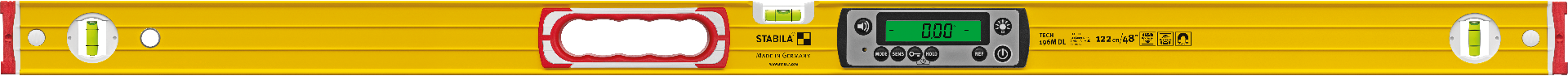 Stabila 39540 48" Type 196M Magnetic DL Digital TECH Level hand grips