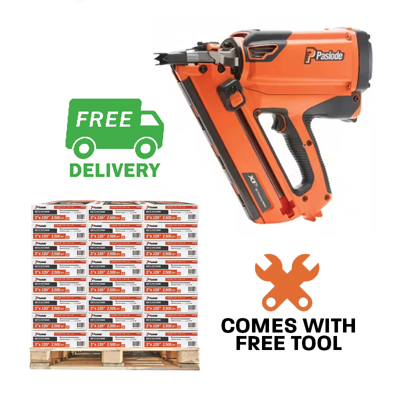 Paslode 650830-HAL SKID RounDrive Framing Nails 48 Boxes