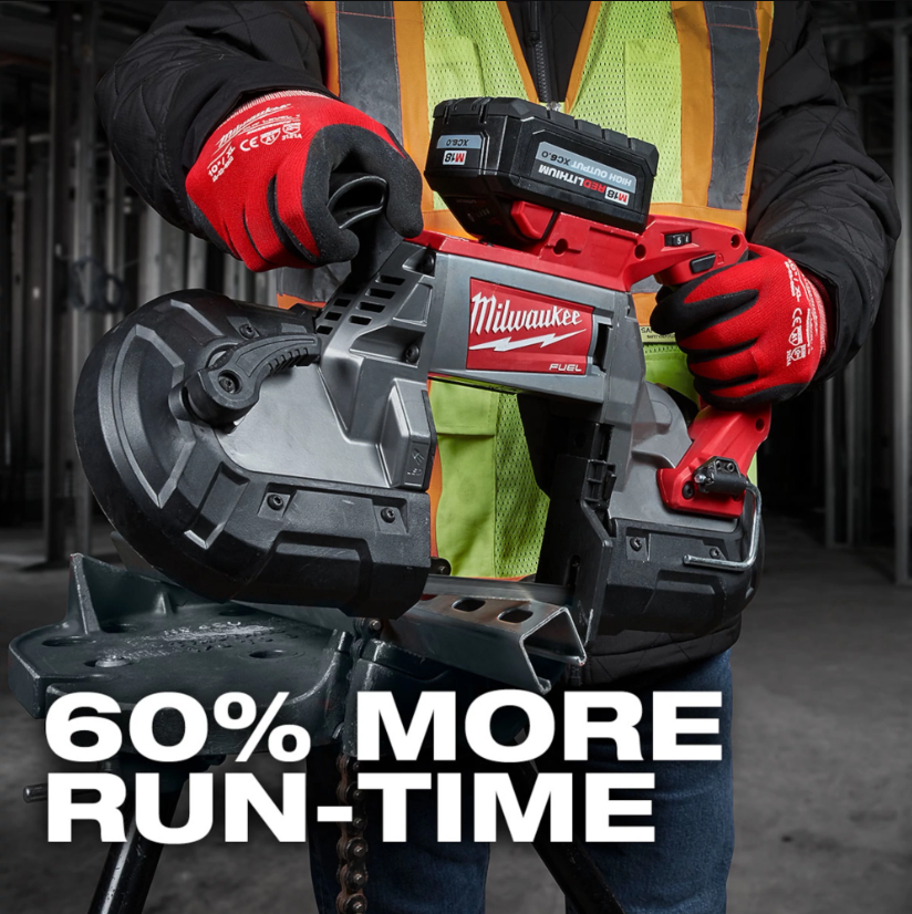 Milwaukee 48-11-1865 M18 REDLITHIUM HIGH OUTPUT XC6.0 Battery Pack 60% more run time