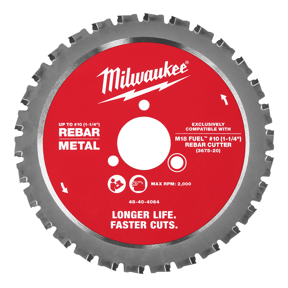 Milwaukee 48-40-4064 #10 (1-1/4") Rebar Cutting Blade 1pk