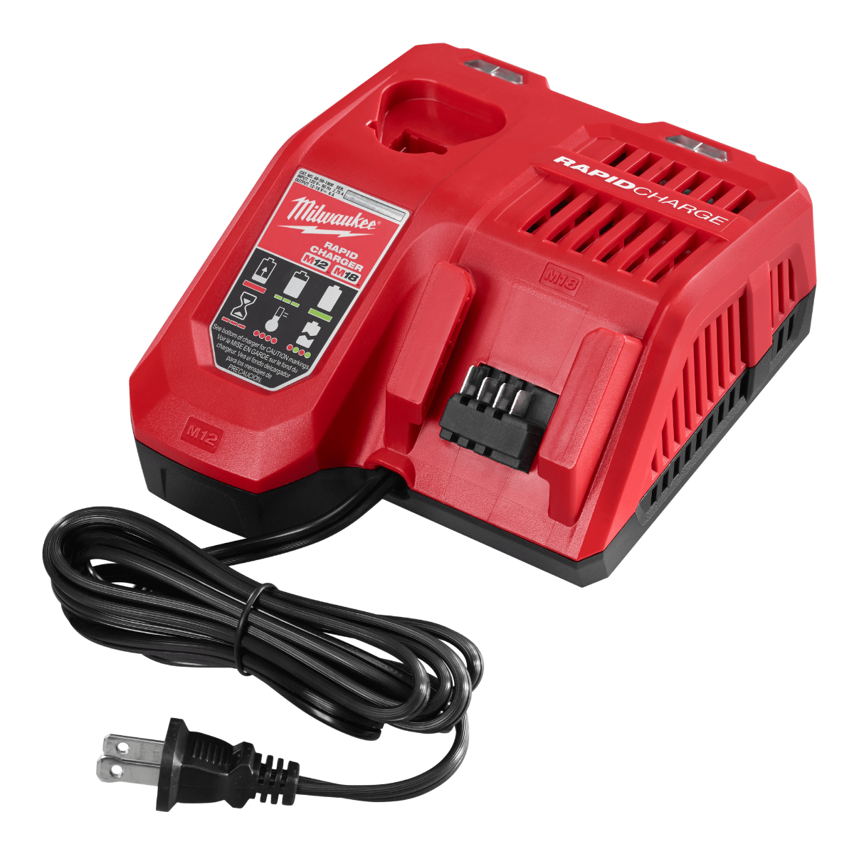 Milwaukee 48-59-1808 M18 & M12 Multi-Voltage Rapid Charger