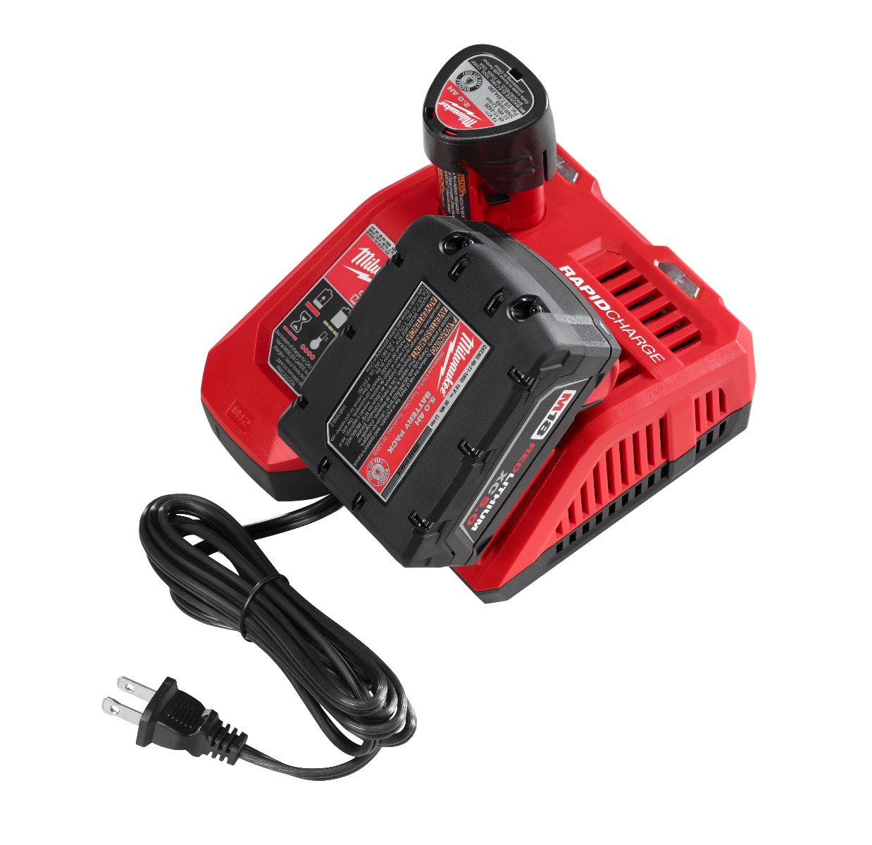 Milwaukee 48-59-1808 M18 & M12 Multi-Voltage Rapid Charger sequential
