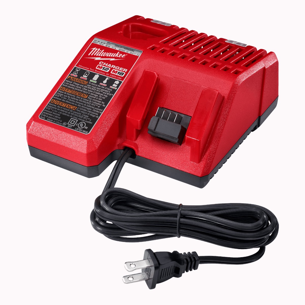 Milwaukee M18 & M12 Multi-Voltage Charger 48-59-1812
