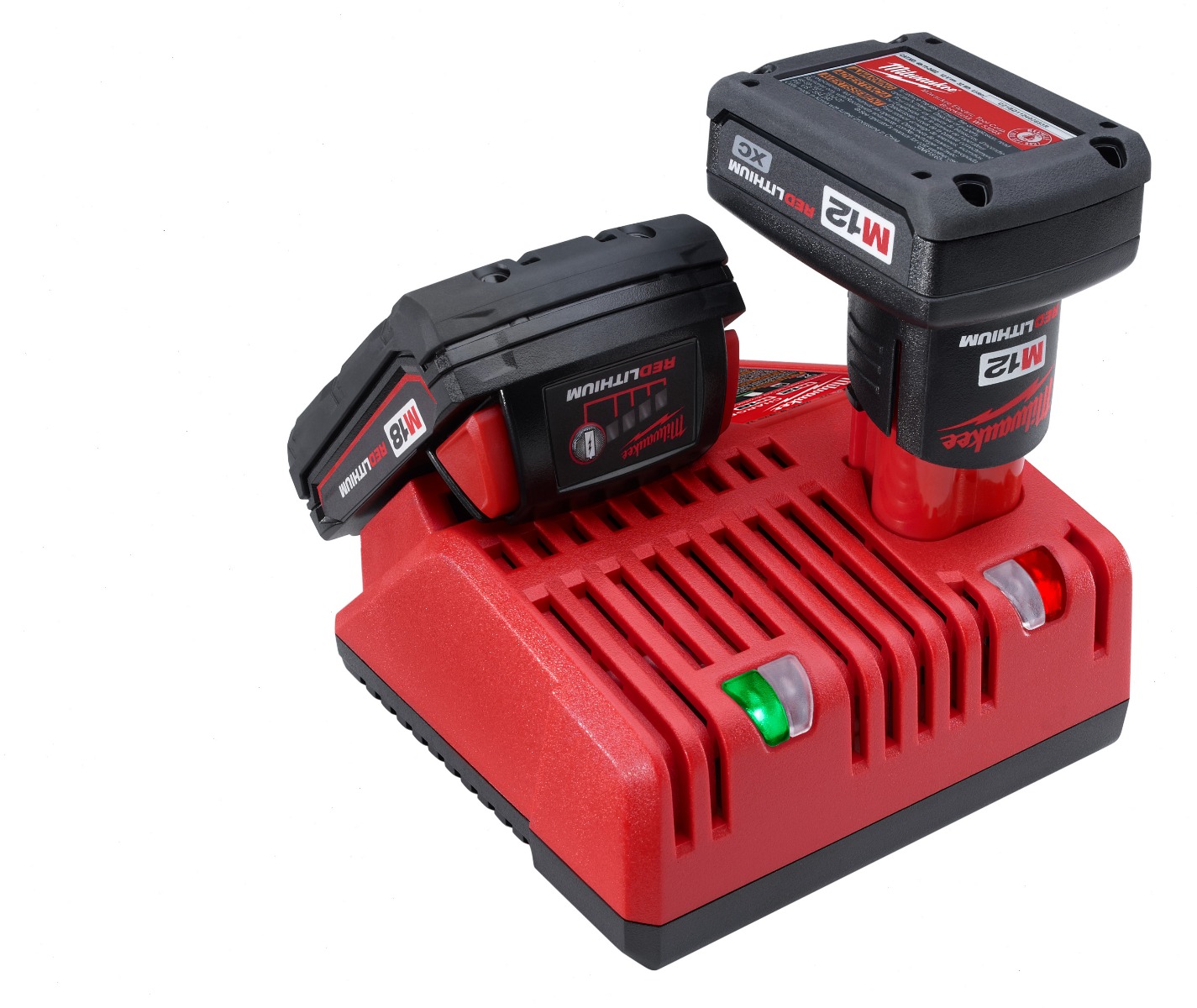 Milwaukee M18 & M12 Multi-Voltage Charger 48-59-1812 charging