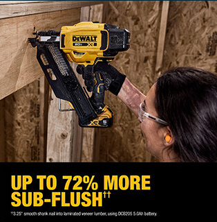Dewalt DCN930B 20V MAX Cordless 30-Degree Framing Nailer (Bare Tool), 2" to 3-1/2" 100 ft. of wall framing per charge