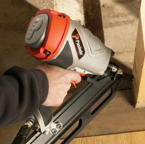 Paslode PF350S PowerFramer Framing Nailer in use