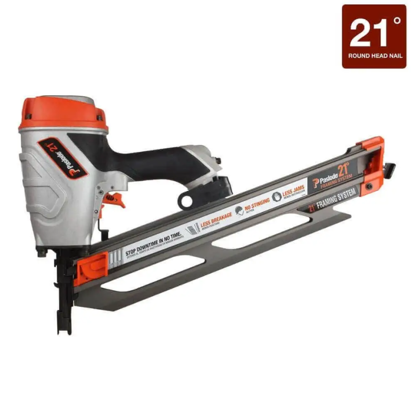 Paslode F350-21 Round Head Framing Nailer, 2" to 3-1/2" 21 degree round head