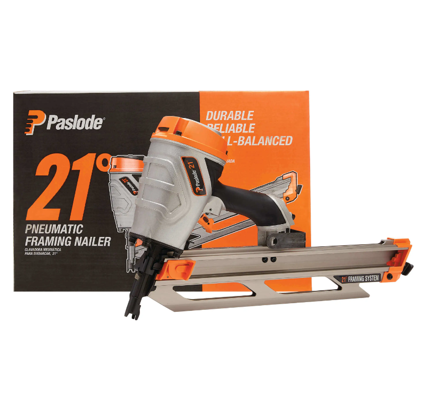 Paslode F350-21 Round Head Framing Nailer, 2" to 3-1/2" box
