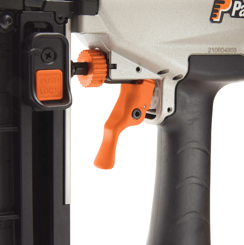 Paslode T250S-F16P 515500 Finish Nailer trigger and push lock