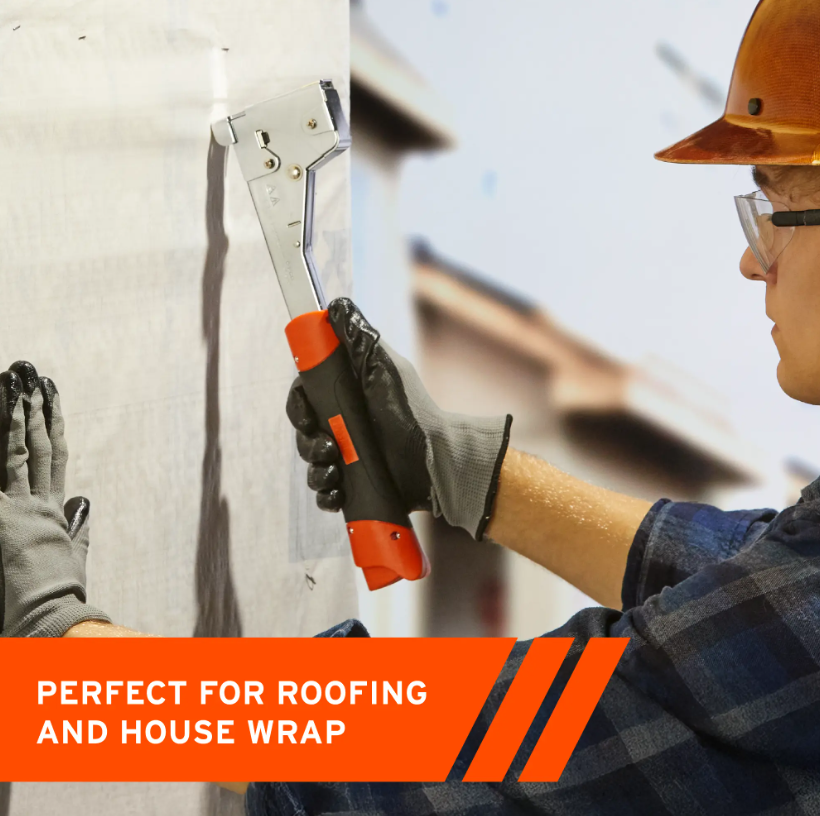 Paslode 516050 PRO-HT Pro Heavy-Duty Hammer Tacker roofing & house wrap
