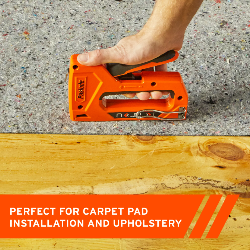 Paslode 516100 2-IN-1 Pro Manual Stapler for carpet pad & upholstery