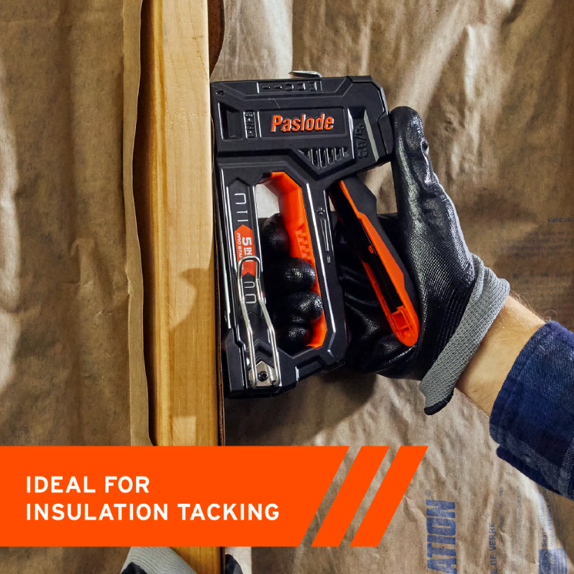 Paslode 516150 5-IN-1 Pro Manual Stapler insulation tacking