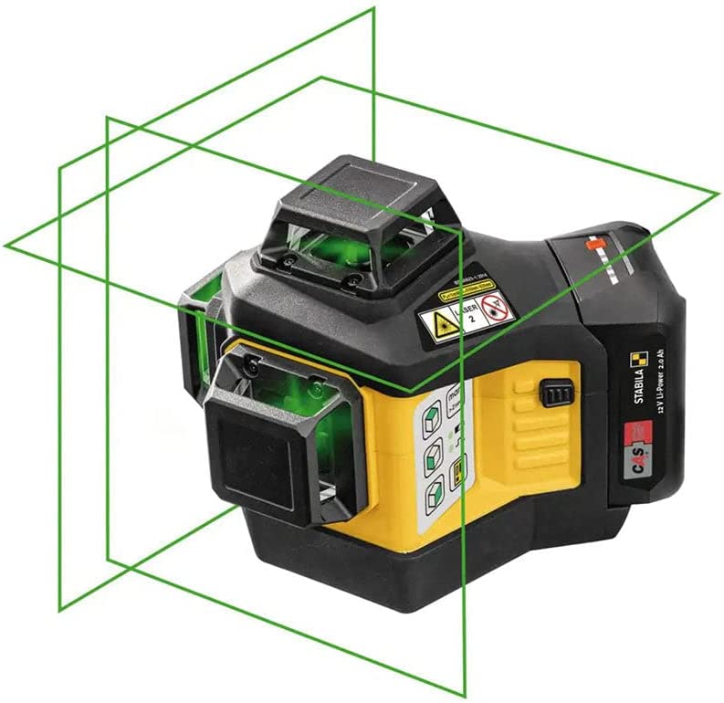 STABILA 03420 LAX 600 G Multi-Line 360° GREENBEAM Laser Kit, green beam